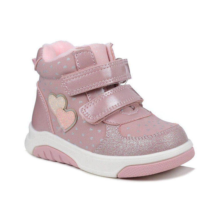 Демисезонные ботинки для девочки American Club XD 177 розовые