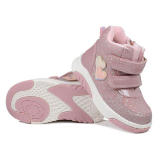 Демисезонные ботинки для девочки American Club XD 177 розовые