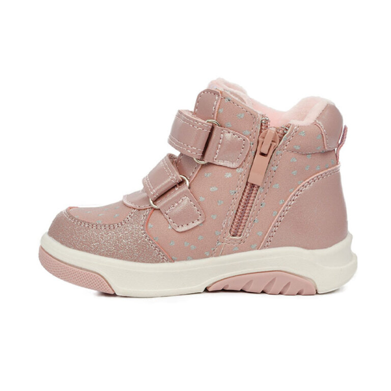 Демисезонные ботинки для девочки American Club XD 177 розовые