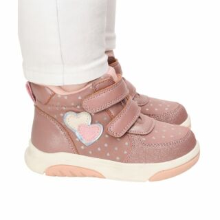 Демисезонные ботинки для девочки American Club XD 177 розовые