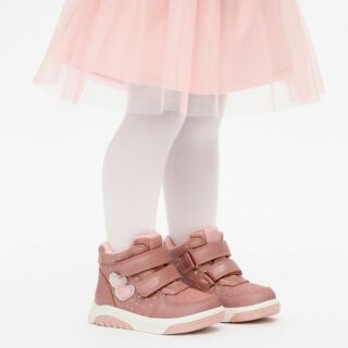 Демисезонные ботинки для девочки American Club XD 177 розовые