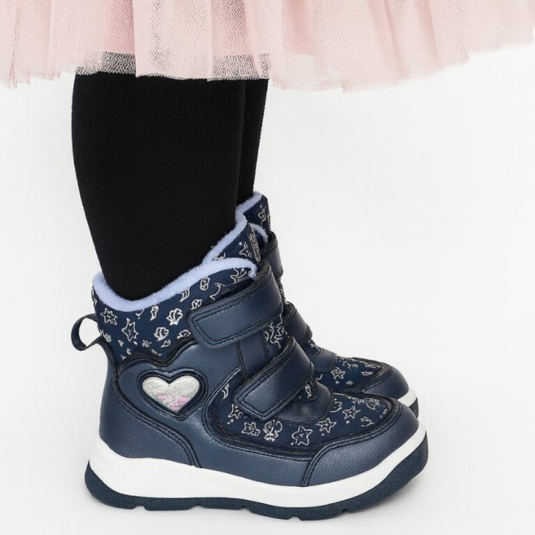 Зимові чоботи для дівчаток American Club ES 163/24 синій