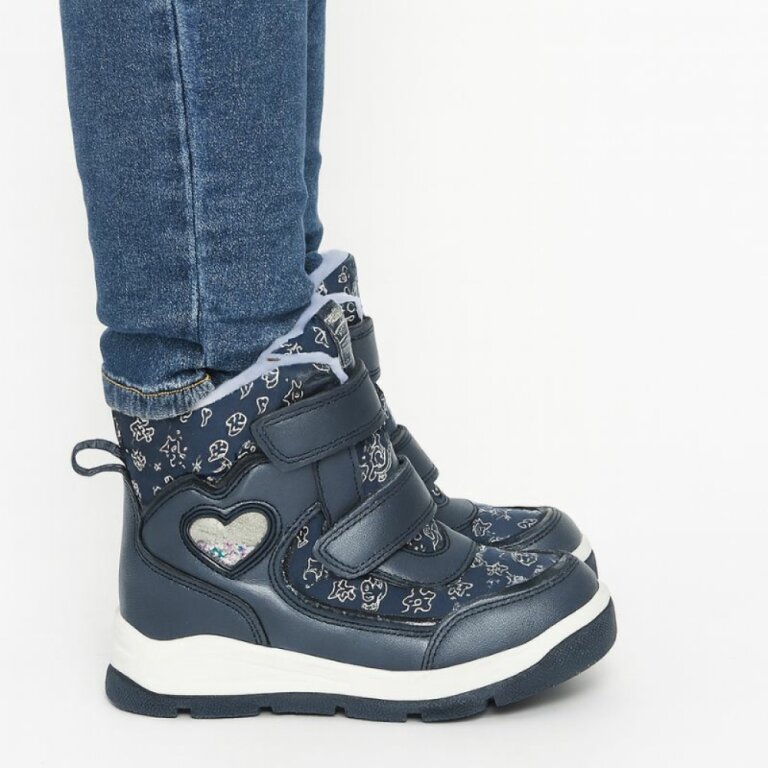 Зимові чоботи для дівчаток American Club ES 163/24 синій