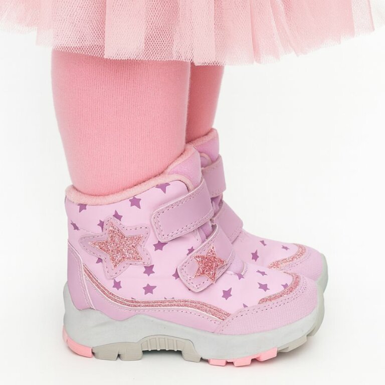 Зимние сапоги для девочек American Club ES 200 розовые