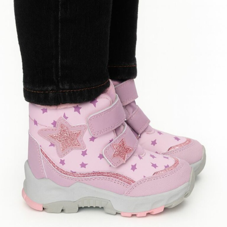 Зимние сапоги для девочек American Club ES 200 розовые