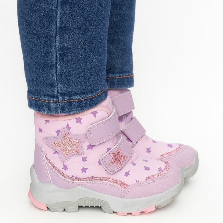 Зимние сапоги для девочек American Club ES 200 розовые