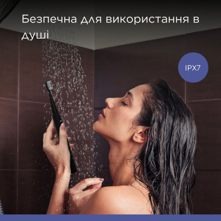 Зубна щітка електрична звукова, білий колір B.Well MED-870