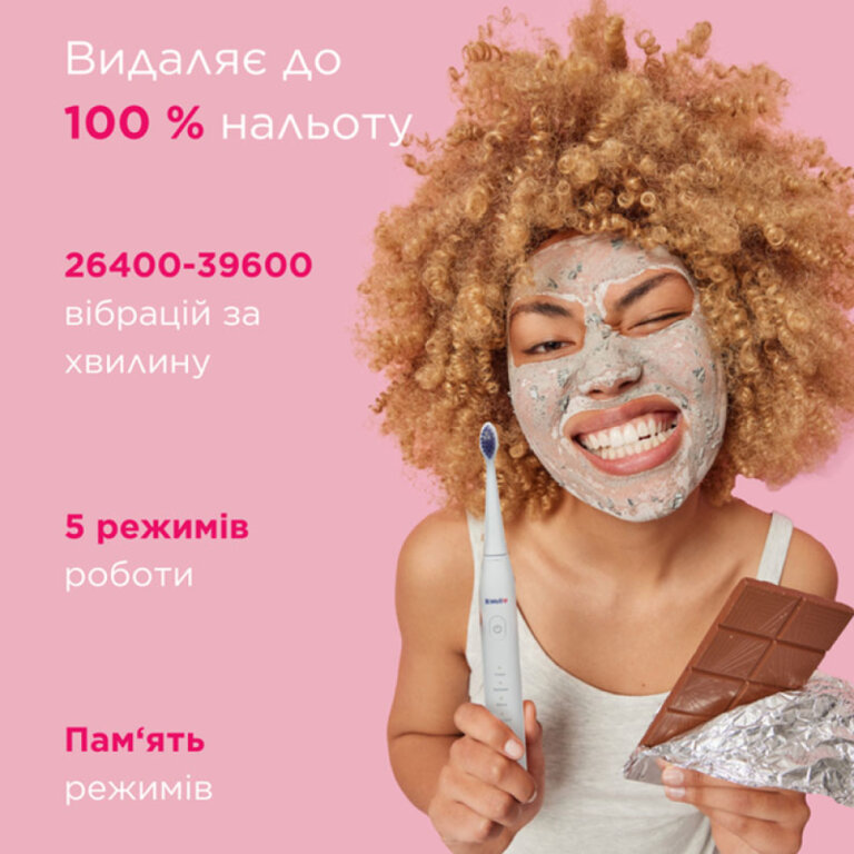 Зубна щітка електрична звукова, чорний колір B.Well PRO-850