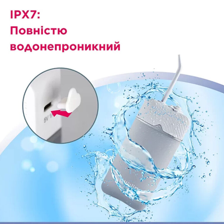 Іригатор B.Well PRO-913 з чохлом, кабель micro USB, без адаптера