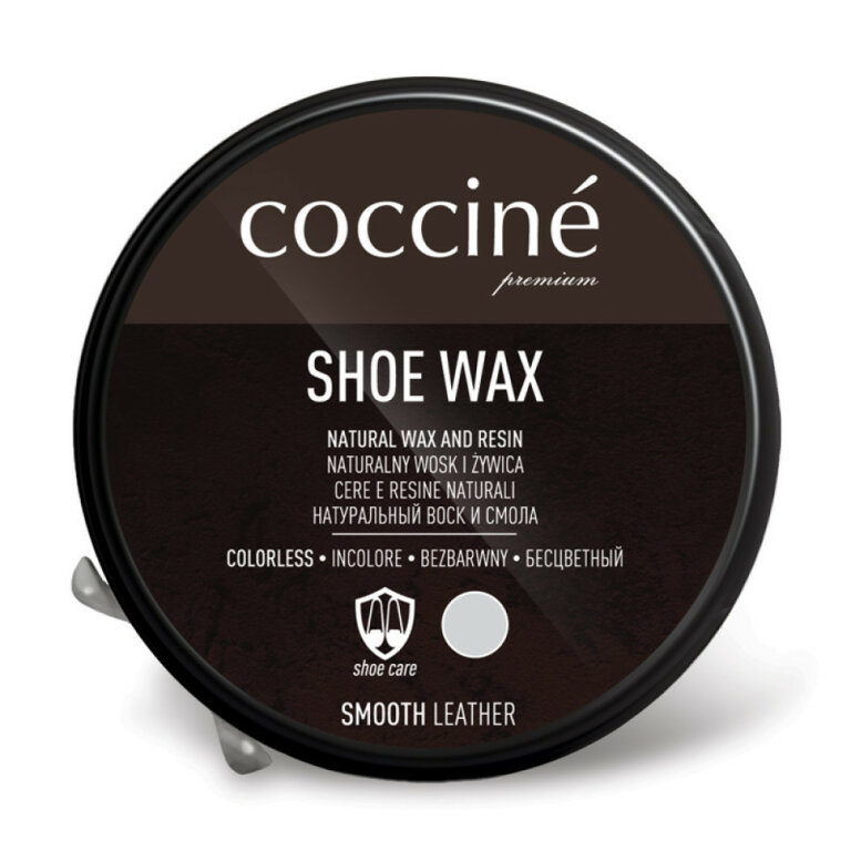 Крем-віск для шкіри - Coccine Shoe Wax 40 г Безбарвний