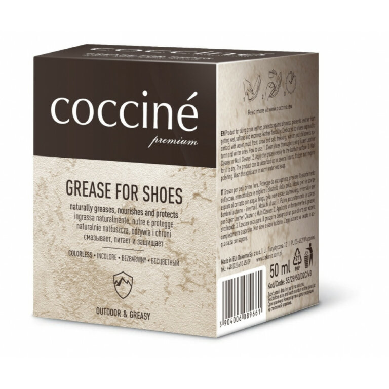 Жир Coccine Grease For Shoes для взуття безбарвний  50 мл