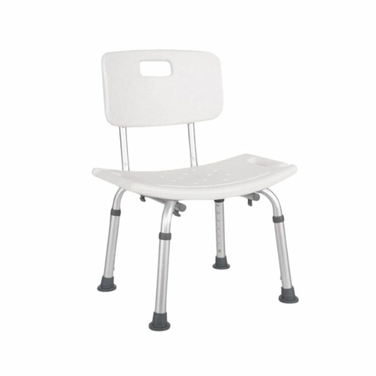 Cтілець для душу алюмінієвий зі спинкою Ortomedica CA701 OPC