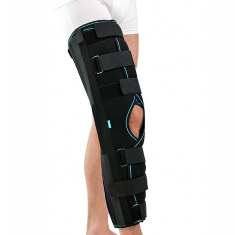 Бандаж (тутор) на колінний суглоб Алком 3013 чорний