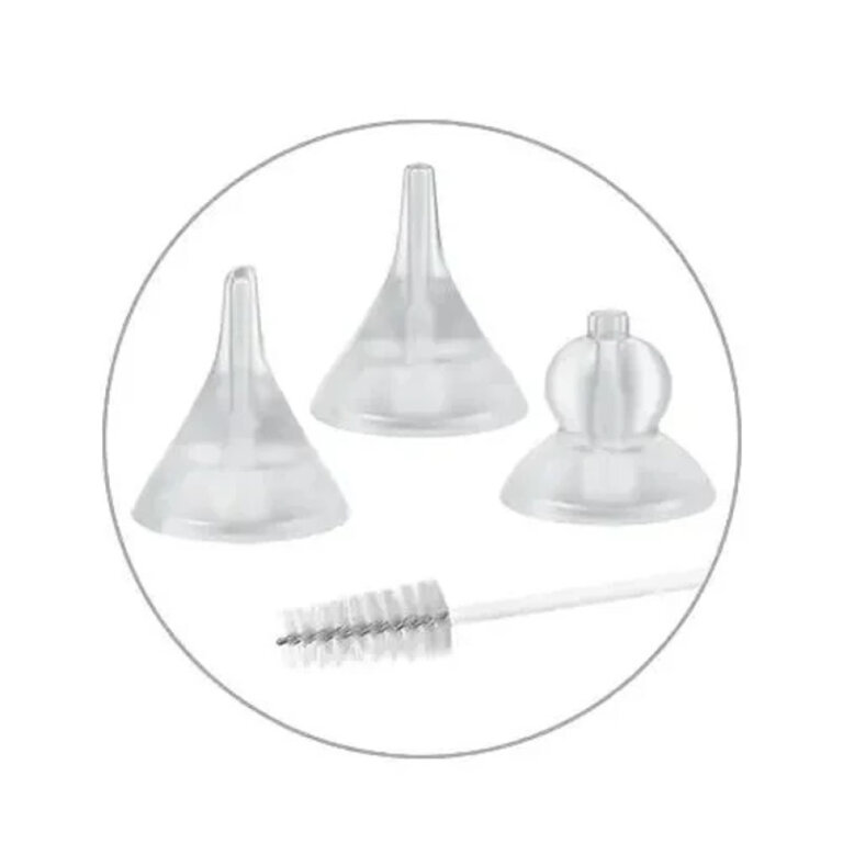 Аспіратор для носа електронний з LCD екраном та мелодіями Babyono (зарядка Type-C) бежевий