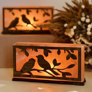 Лампа соляна "Дві пташки" 2 кг