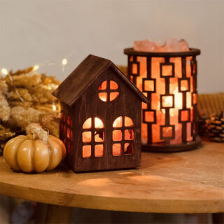 Соляна лампа “Корзина Будинок” 1кг