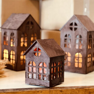 Соляна лампа “Корзина Будинок” 1кг