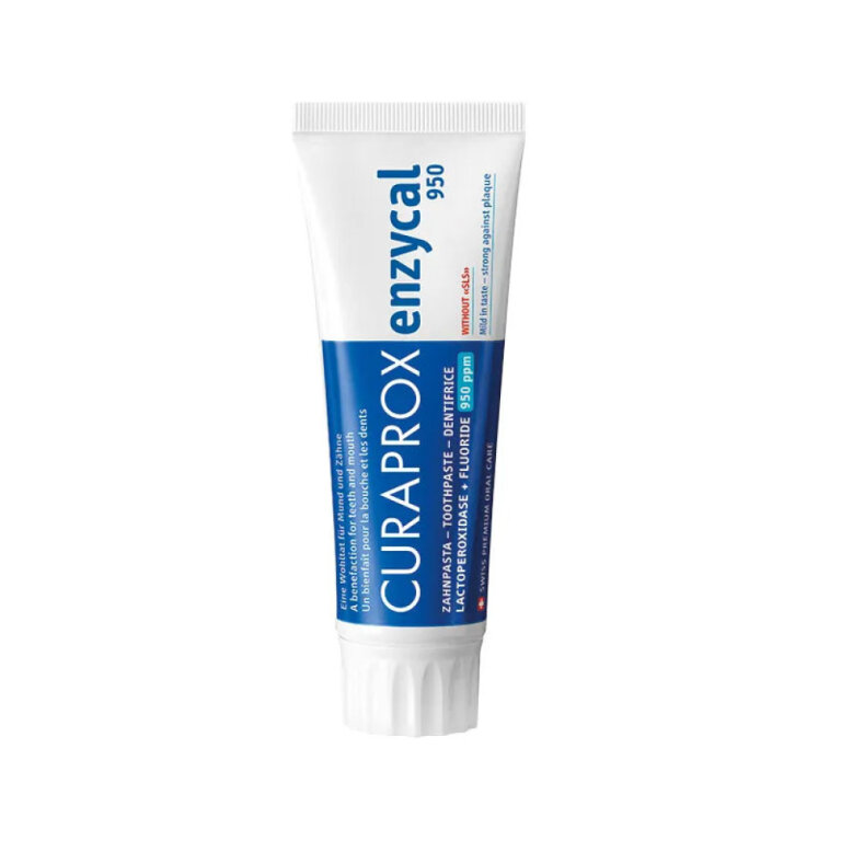 Зубна паста CURAPROX 950 ферментна Enzycal з фтором, 75 мл., RDA - 30