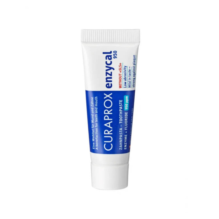 Зубна паста CURAPROX 950m ферментна Enzycal mini з фтором, 10 мл., RDA - 30