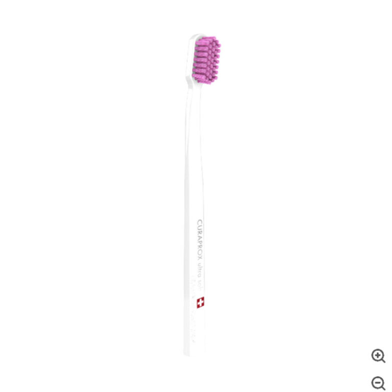Зубна щітка CURAPROX CS 5460 Ultra Soft Білий –  Рожевий, d 0,10 мм