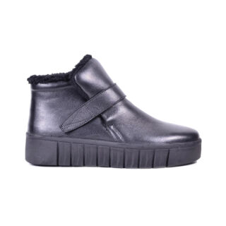 Ботинки женские зимние Ortomedica 820/5 утепленные мехом из шерсти, черные