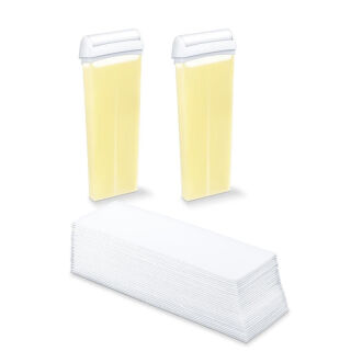 Комплект картридж до Beurer HL 40 восковий 2 шт + полоски 50 шт