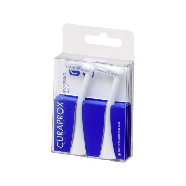 Набір насадок до звукової щітки CURAPROX CHS 200 ortho Hydrosonic монопучки 2 шт.