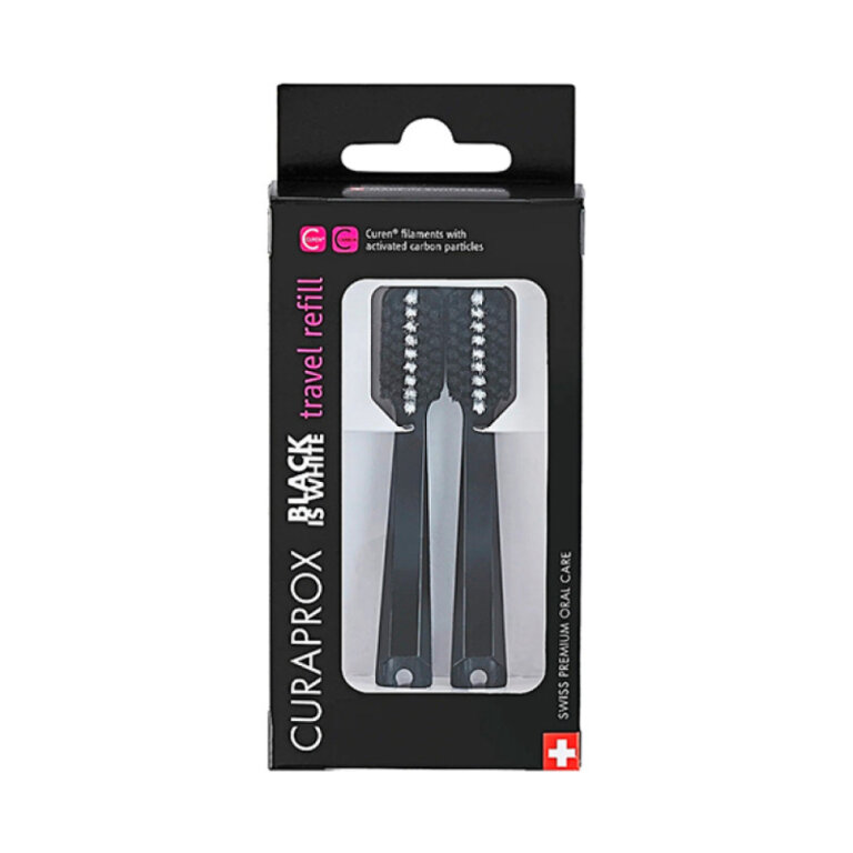 Набір насадок змінних до дорожнього набору CURAPROX CS 5460 travel refill black