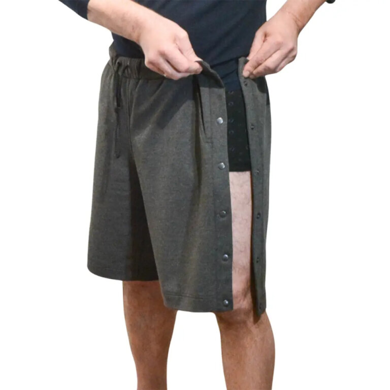 Шорти адаптивні Кіраса 4238 вуличні трикотаж антрацит