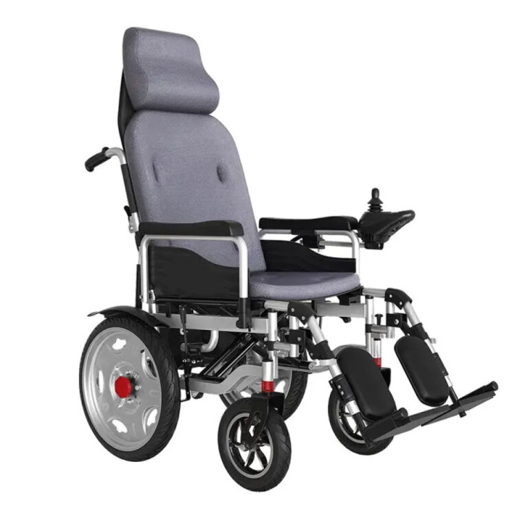 Коляска складна електрична для інвалідів MIRID D812. Литєва батарея. 0093