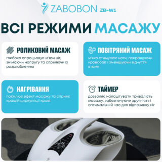 Масажер для ніг Zabobon ZB-W1