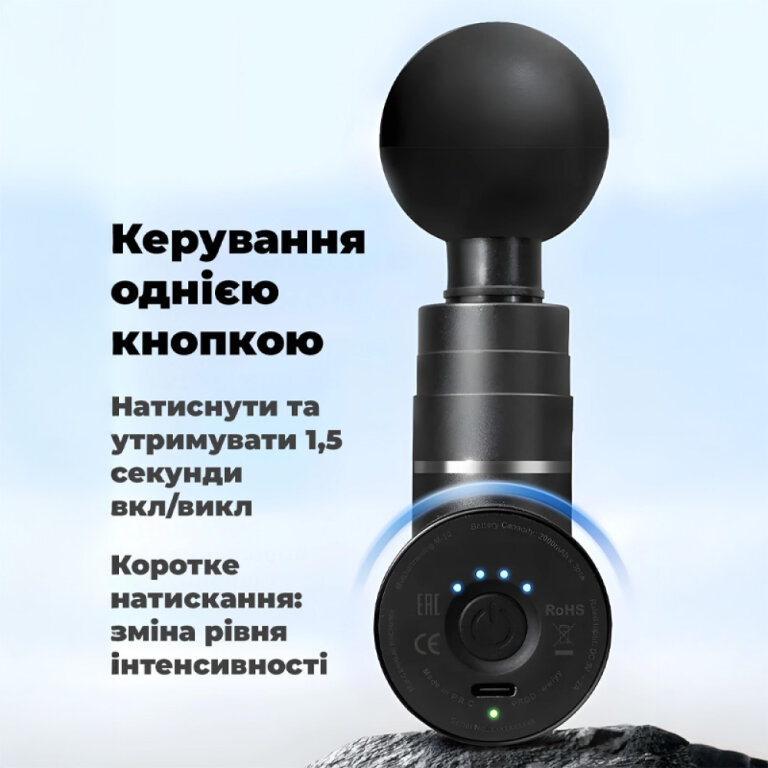 Масажер перкусійний Zabobon TouchPulse Energyer B15