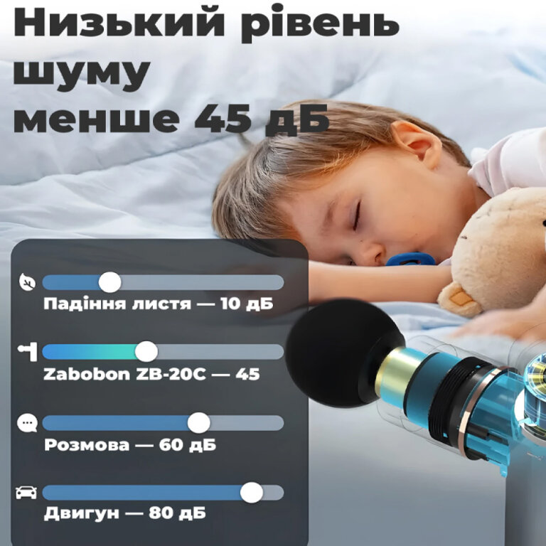 Масажер перкусійний Zabobon TouchPulse Energyer B15