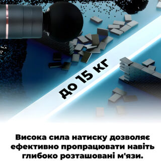 Масажер перкусійний Zabobon TouchPulse Energyer B15