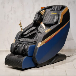 Крісло масажне  Manzoku SL Simbol Black + Blue