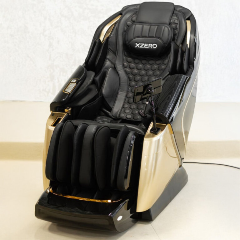 Крісло масажне  XZERO LX200 Pro Luxury (2 каретка) Black