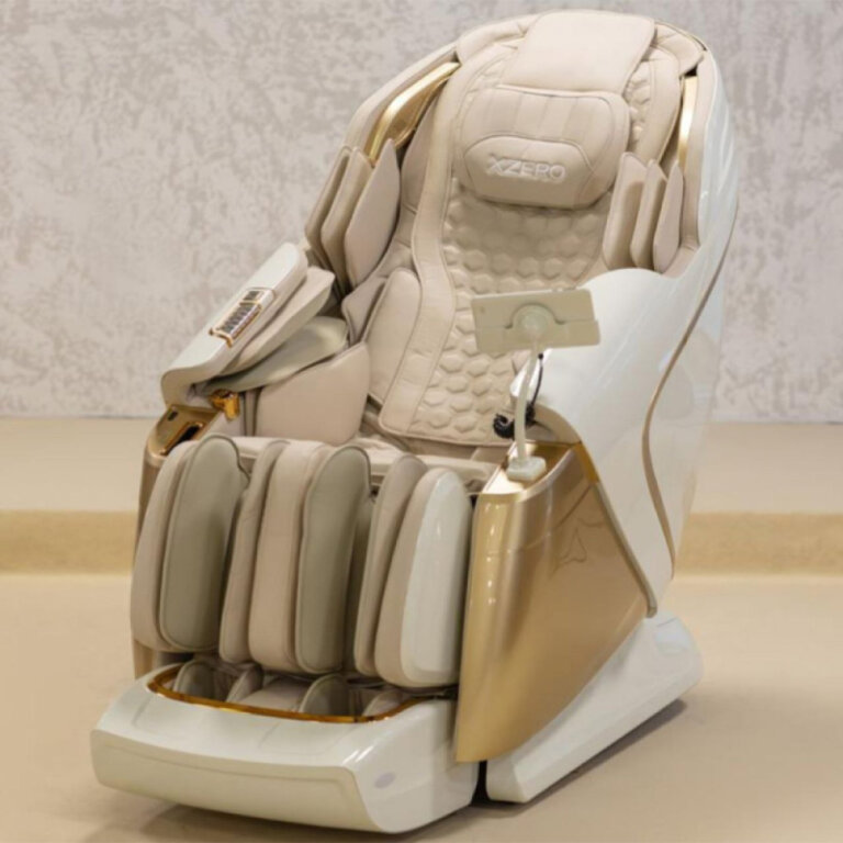 Крісло масажне  XZERO LX200 Pro Luxury (2 каретка) White