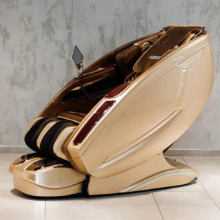 Крісло масажне  XZERO LX99 Luxury+ Brown + Gold