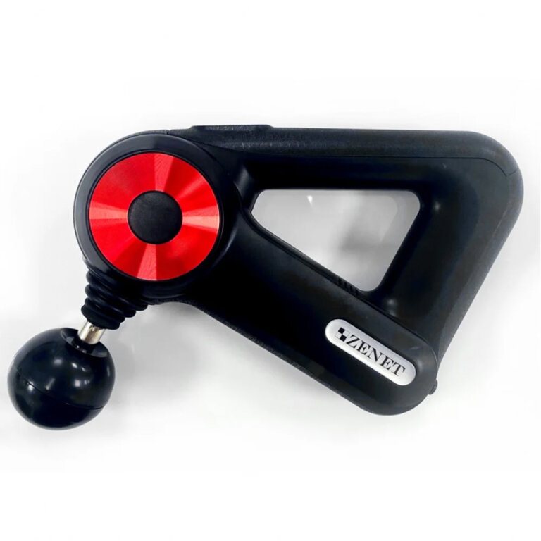 Масажер ударний для тіла з 12 насадками ZET-705