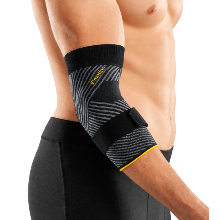 Бандаж ліктьовий з силіконовими вкладками Epicomed E+motion