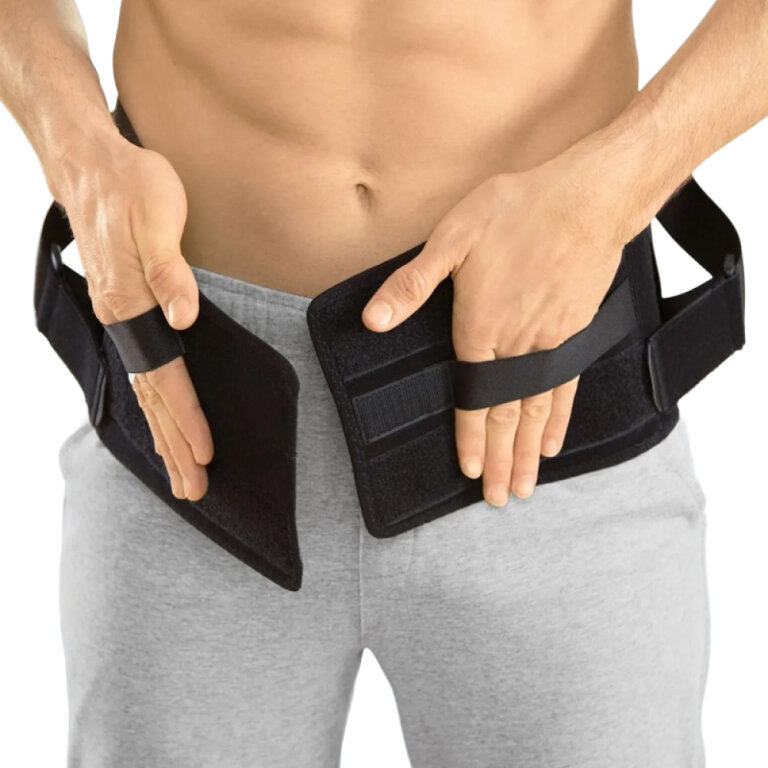 Бандаж для попереку Lumbamed stabil з 4 ребрами жорсткості, Medi (висота 32 см)