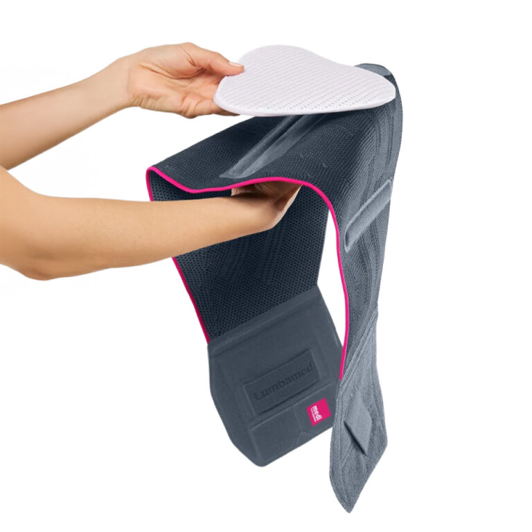 Поперековий бандаж з масажною вкладкою Lumbamed plus для жінок