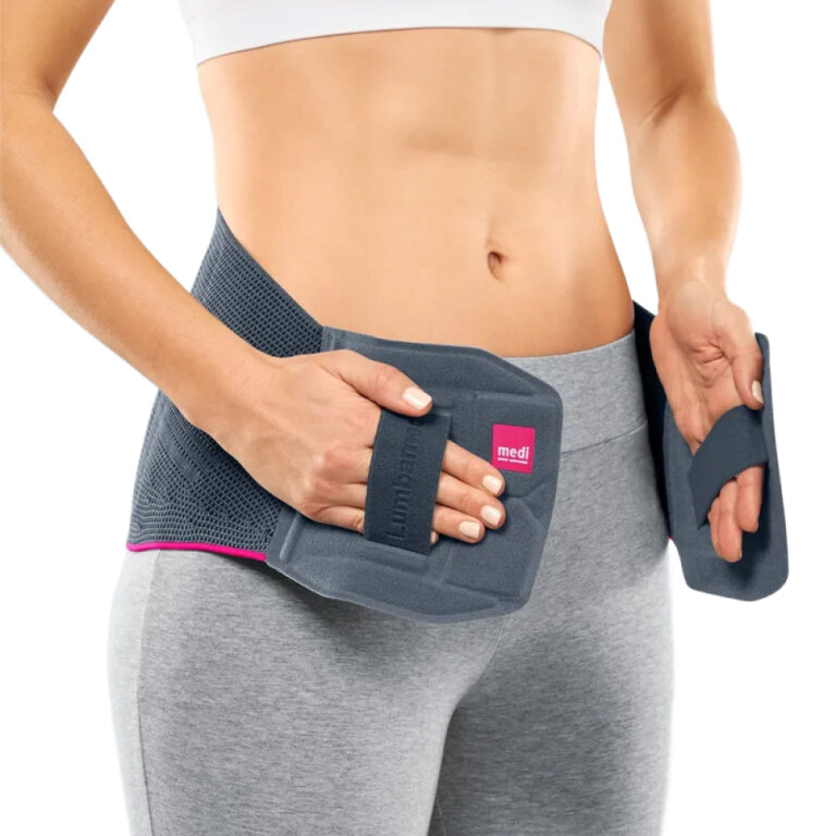 Поперековий бандаж з масажною вкладкою Lumbamed plus для жінок