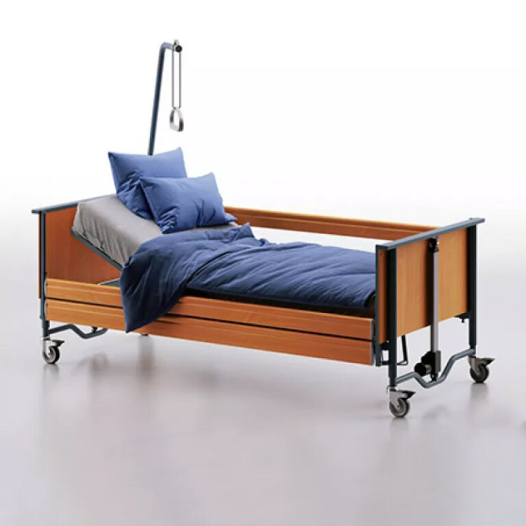 Медичне ліжко без функції тренделенбурга, колір "бук пропарений" BOCK DOMIFLEX 3 251