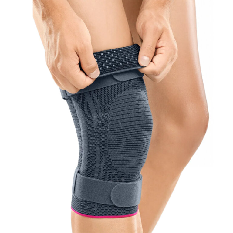 Бандаж на коліно із силіконовим кільцем Genumedi plus