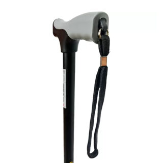 Тростина обладнана ергономічною ручкою, складана, чорного кольору 114 кг Doctor Life 11874/SZ-BL