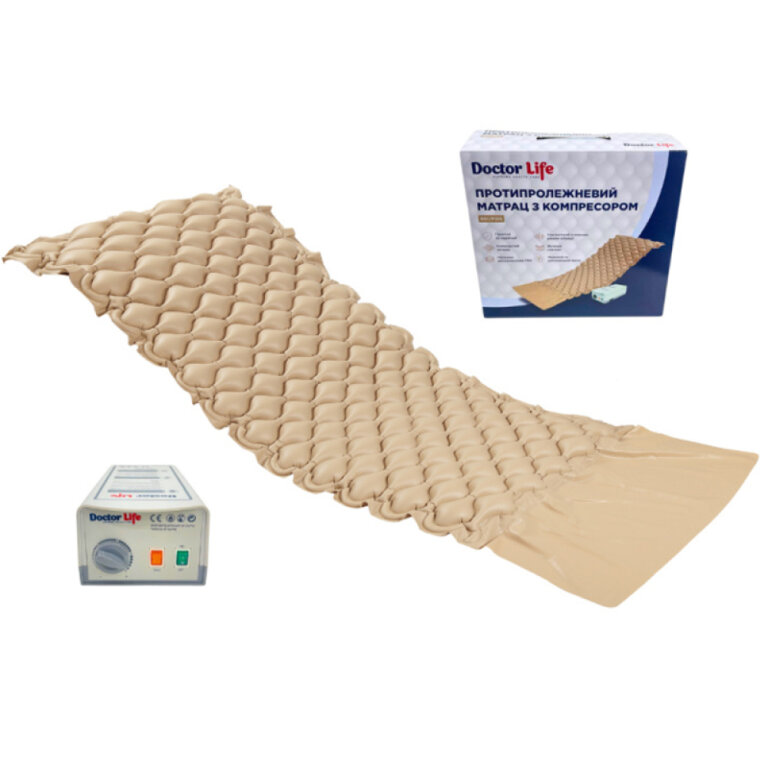 Матрац протипролежневий Doctor Life B01 з компресором P01S та функцією статики