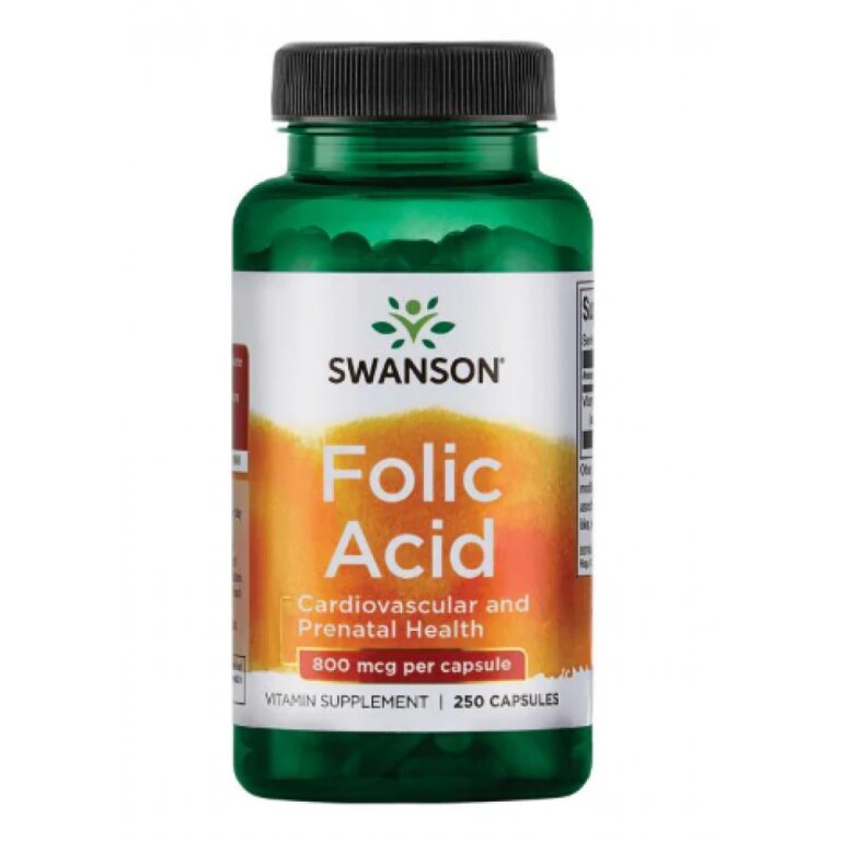Folic Acid 800 mcg - 250 Caps