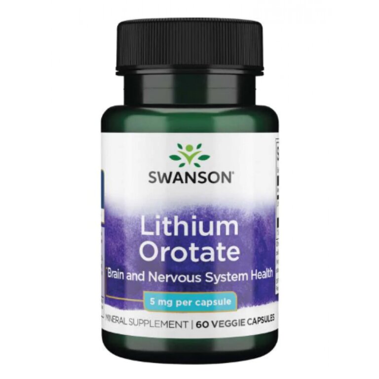 Lithium Orotate 5mg - 60veg caps