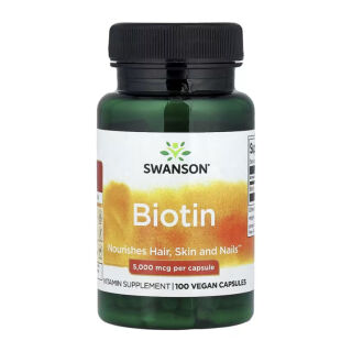 Biotin 5000mcg - 100 caps